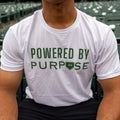 White Powered by Purpose T-shirt